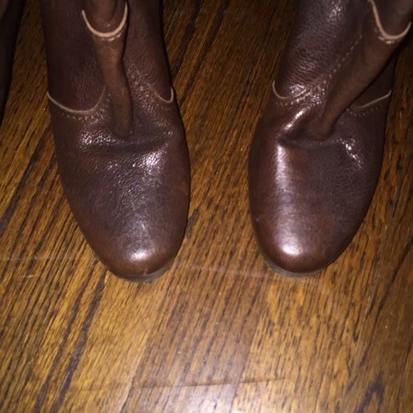 Brown leather Michael Kors boots - Picture 2 of 8